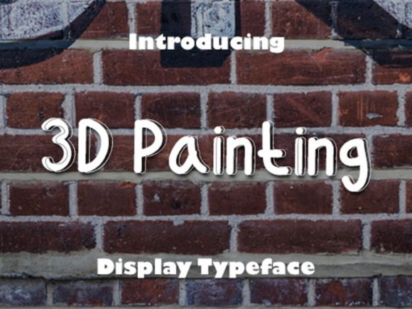 3D Painting Font: A Review for Editorial Design
