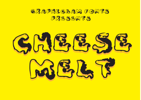 Add Personality to Your Products with the Cheese Melt Font