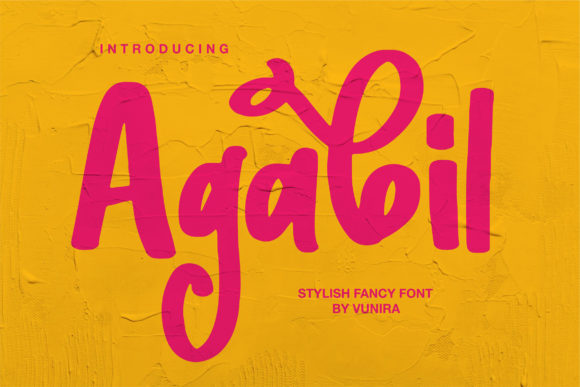 Agabil: The Modern Display Font for Marketing & Content Creation