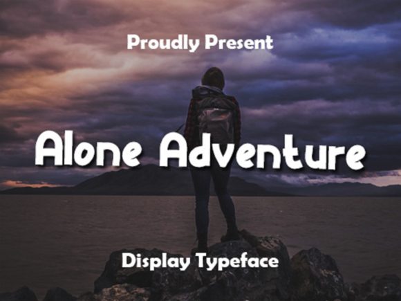 Alone Adventure Font: A Playful Asset for Editorial Design