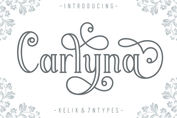 Carlyna: A Display Font Built for Modern Digital Design