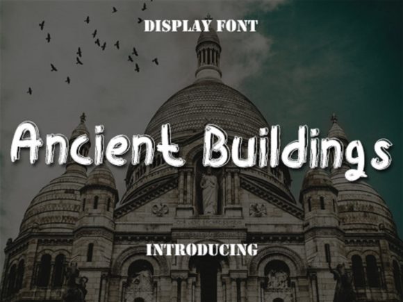 Choosing Ancient Buildings as a Display Font for Editorial Projects