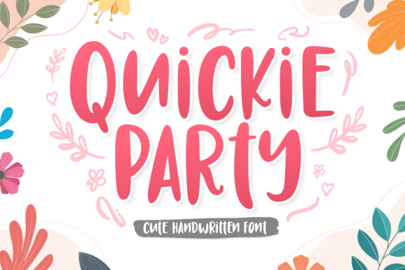 Choosing Quickie Party as Your Editorial Font
