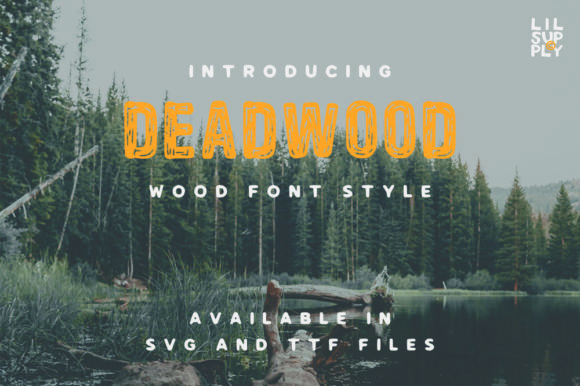 Deadwood Font: A Bold Display Typeface for Crafters