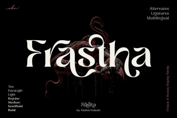 Frastha: A Warmly Unique Display Font for Your Digital Brand