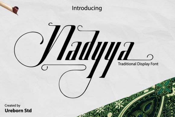 Nadyya: An Authentic Display Font for Editorial Impact