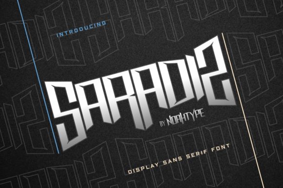 Saradiz: A Modern Sans Serif Font Built for Branding