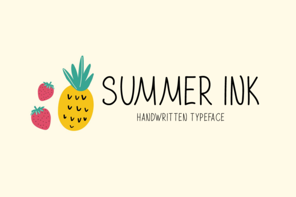 Summer Ink: The Font That Brings Joyful Craftsmanship to Life