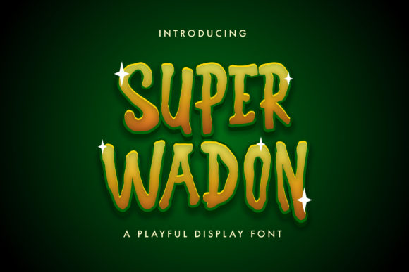 Super Wadon: The Quirky Display Font for Standout Branding
