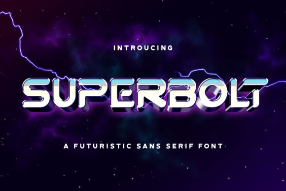 Superbolt: A Bold Modern Font for Creative Product Makers