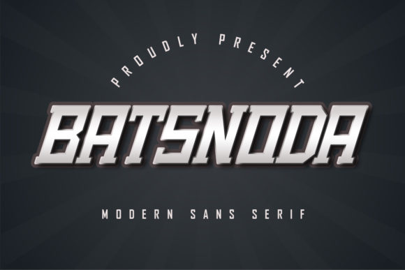 Testing the Batsnoda Display Font in a Real Branding Project