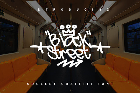 The BlackStreet Font: A Graffiti-Inspired Typeface for Bold Brands