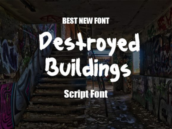 The Destroyed Buildings Font: An Editorial Design Asset