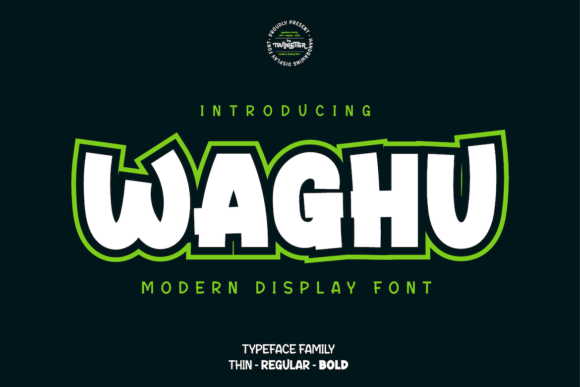 Waghu: The Modern Display Font for Digital Marketing