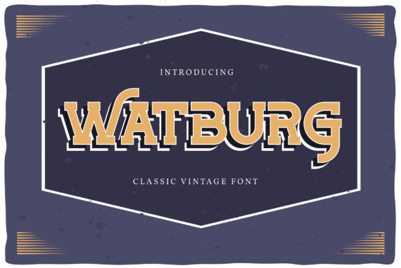 Watburg Font: The Bold Vintage Secret for Your Business Branding