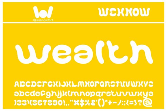 Wealth: A Display Font Designed to Elevate Brand Identities